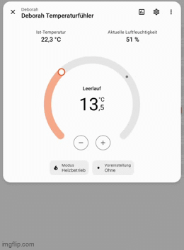 Thermostat geht nicht aus